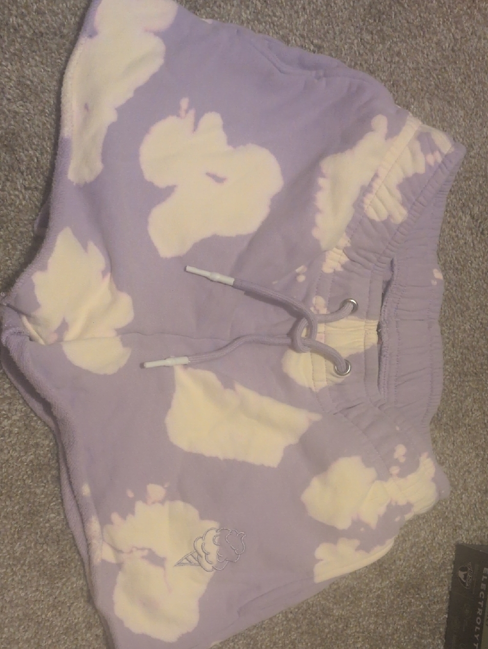 Jeffree Star Lavender Tie-Dye Cotton Candy Cloud Shorts